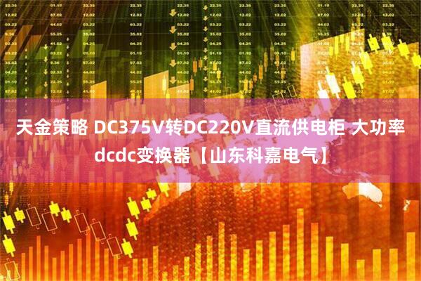 天金策略 DC375V转DC220V直流供电柜 大功率dcdc变换器【山东科嘉电气】
